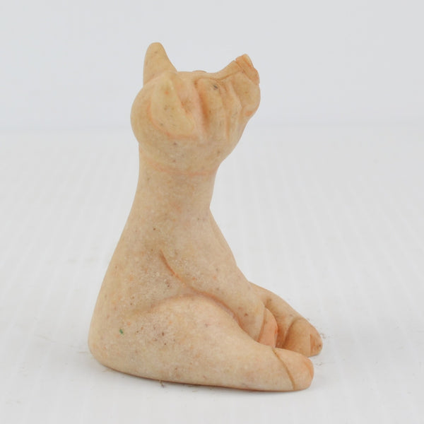 Quarry Critters Pixy Pig - Sitting Stone Pig Figurine - 2000 Second Nature