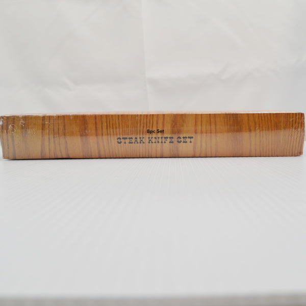 Slitzer Steak House 8pc Professional German-Style Jumbo Steak Knives Set in Case