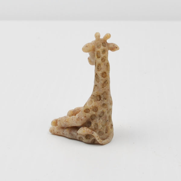 Second Nature Design Quarry Critters Mini Giraffe, Lion, Zebra Figurines - RARE
