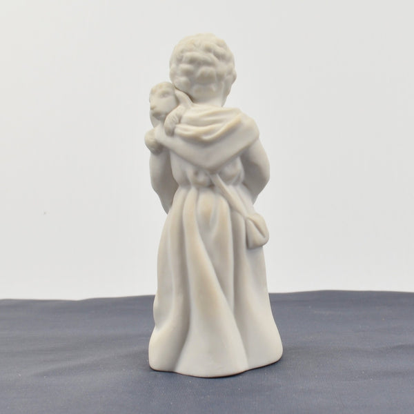 Avon Nativity Collectibles Shepherd Boy Porcelain Bisque Figures - 1983 in Box