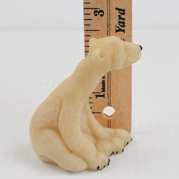 Quarry Critters Polar Bear Paulie - Sitting Figurine 2000, Second Nature Design