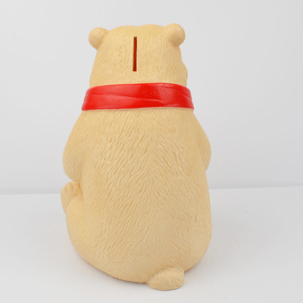 Vintage Coke Coca Cola Bank Polar Bear by Snack Factory with Stopper 8.5" - 1995