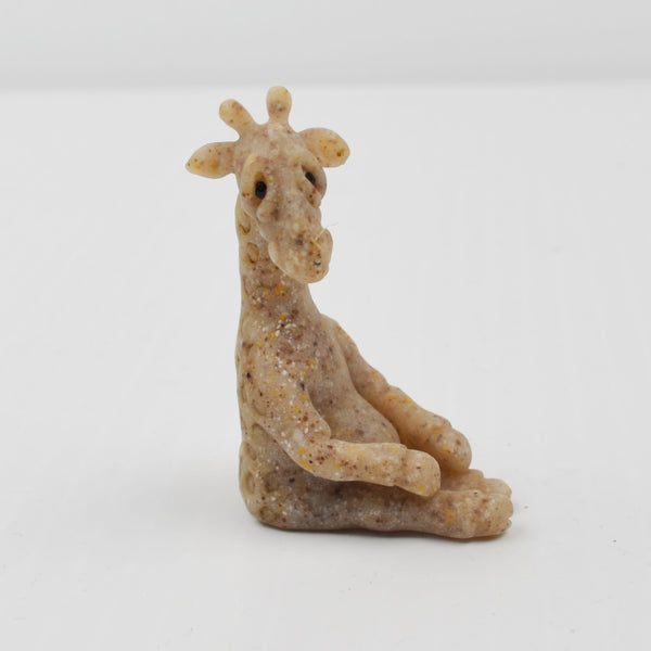 Second Nature Design Quarry Critters Mini Giraffe, Lion, Zebra Figurines - RARE