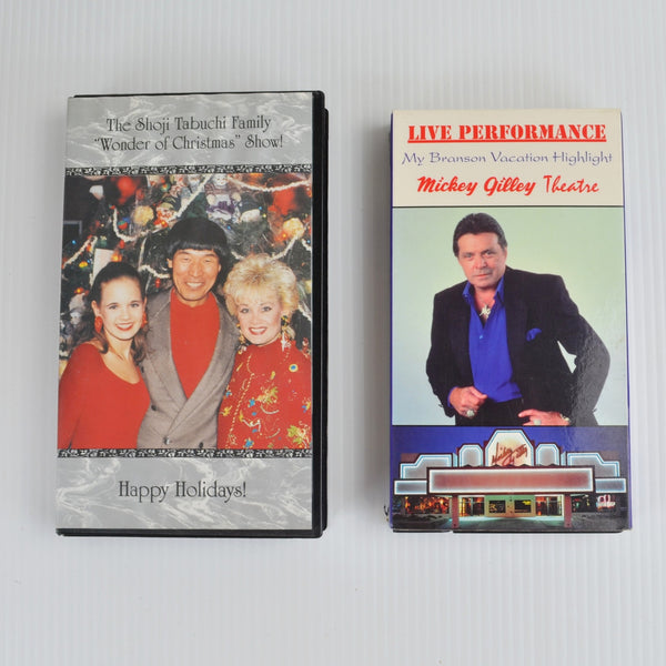 Lot of 11 Vintage BRANSON MISSOURI SOUVENIR VHS - Mel Tillis, Bobby Vinton