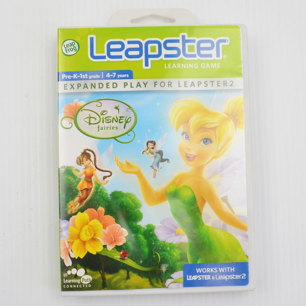 5 Lot Leap Frog Leapster Game Cartridges - Dora, Nemo, Up, Disney Fairies, I Spy