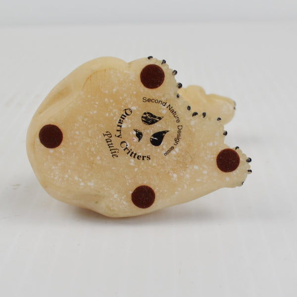 Quarry Critters Polar Bear Paulie - Sitting Figurine 2000, Second Nature Design