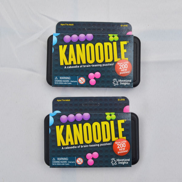 Lot of 2 Kanoodle 3D Brain Teaser Puzzle Game 200 Challenges Education Insights