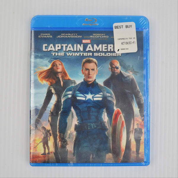 Captain America: The Winter Soldier (BLU-RAY, 2014) Chris Evans, Johansson - NEW