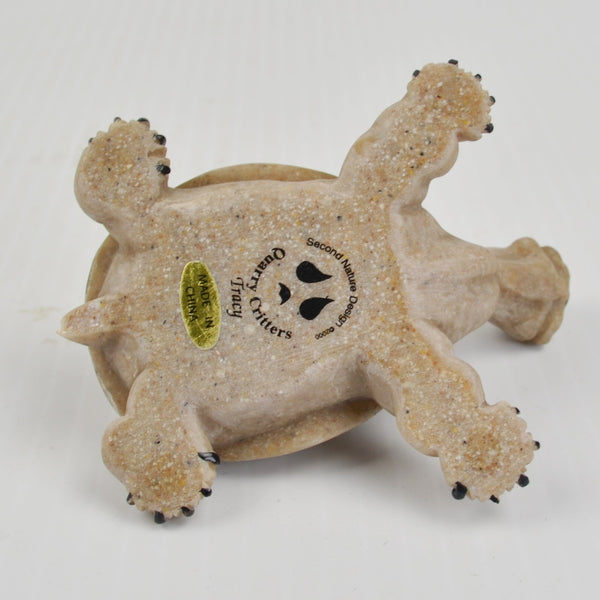 Quarry Critters Turtle Figurine "Tracy" 2000 Crawling Second Nature Design