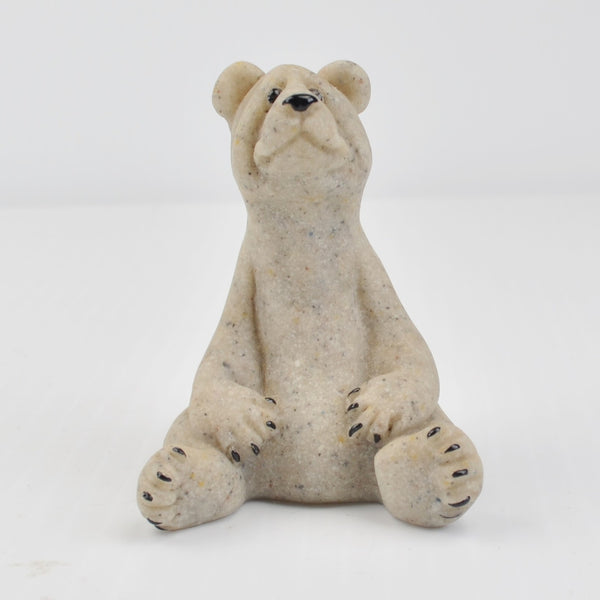 Second Nature Design Quarry Critters Boo Bear - Sitting Bear Figurine 2000