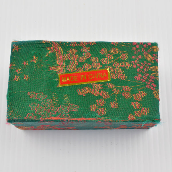 Vintage Sun Moon Musical Chinese Baoding 1.5" Meditation Balls Chimes Silk Box
