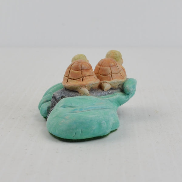 Dreamsicles Turtle Pair Figurine from 1998 Cast Art Noah’s Ark Set 10557