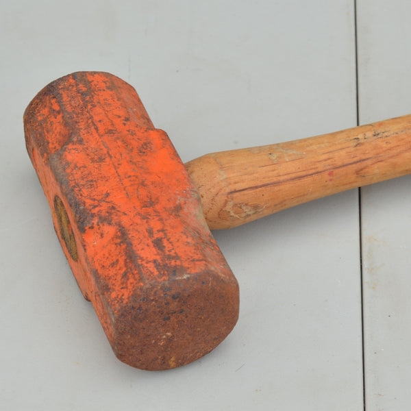 Vintage  Sledge Hammer with 32 in. Wooden Handle
