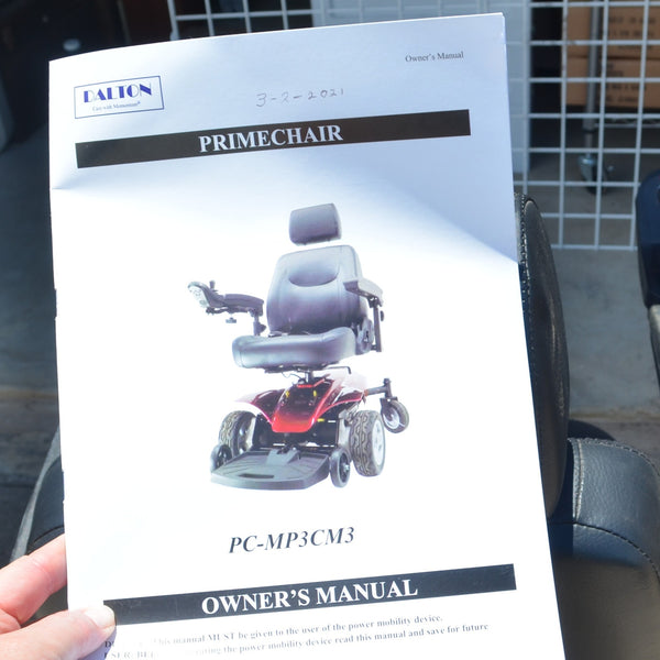 Dalton Primechair Electric Mobility Wheelchair - Power Chair w/ Charger Works