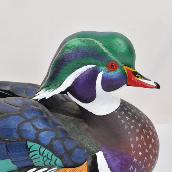 Sam Nottleman Swan Lake Wood Duck Decoy - Loon Lake by Wild Wings - 5116