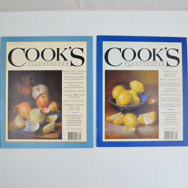Lot Of 12 Cook's Illustrated Magazines 2004, 2006, 2007 - Excellent Condition