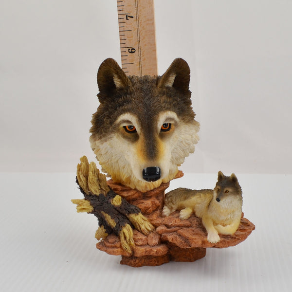 Hamilton Wolf Sculpture Figurine Time of Reflection Soul of Nature Collection 99