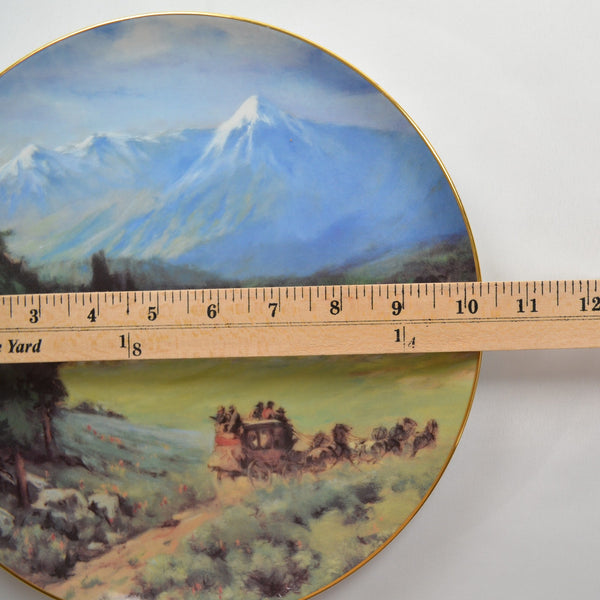 BNSF Railway Collector Plate San Francisco Peaks 1998 Santa Fe Railroad Safety