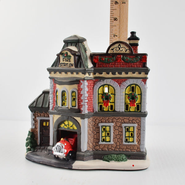 Holiday Time Village Christmas Fire Station House - New LED Light Cord