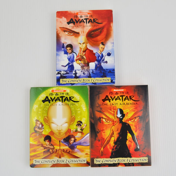 Avatar The Last Airbender: The Complete Book Collection 1-3 - MINT DISCS