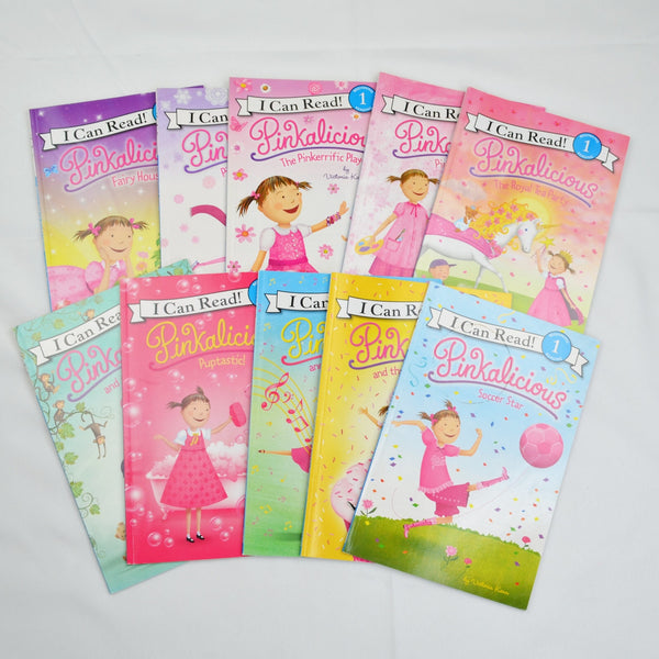 Lot Of 10 Pinkalicious Beginning Reading Books - Level 1 "I Can Read!"
