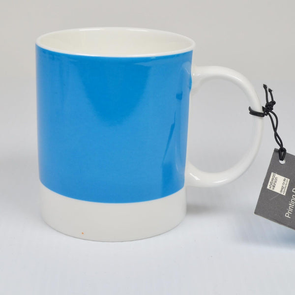 Pantone Coffee Mug - Process Blue C - Pool Tiles - Boat Rope - NEW