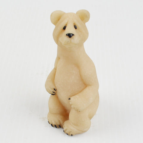 Quarry Critters Polar Bear Poncho - Standing Figurine 2000 Second Nature Design