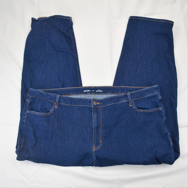 Old Navy Wow Loose Jeans Womens Size 26 Blue Denim Casual Stretch High Rise