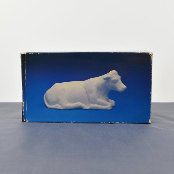 Avon Nativity Collectibles The Cow Porcelain Bisque Figure - 1987 in Box