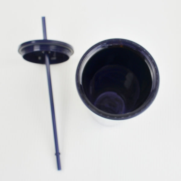 Starbucks Purple Sequin Venti Tumbler Cup Double Wall 24 Oz With Straw And Lid