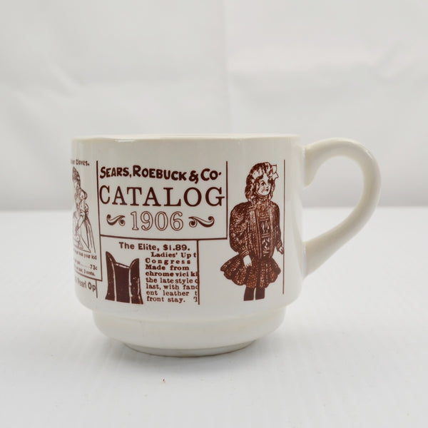 Vintage Sears Roebuck & Co. Catalog 1906 Coffee Mug Ceramic Tea Cup