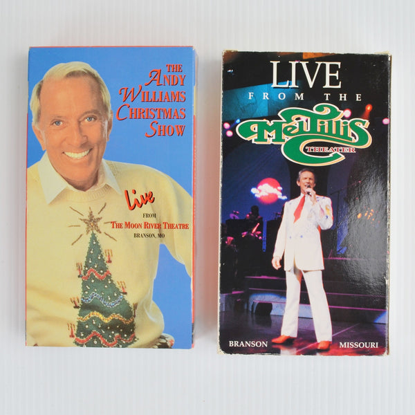 Lot of 11 Vintage BRANSON MISSOURI SOUVENIR VHS - Mel Tillis, Bobby Vinton