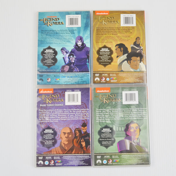 2012 The Legend of Korra DVD Complete Series Book 1, 2, 3, 4 - MINT DISCS