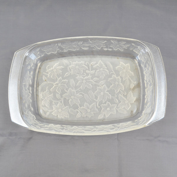 Princess House Fantasia Glass Casserole Dish 13.5 x 8.5 x 2 Rectangular Baking