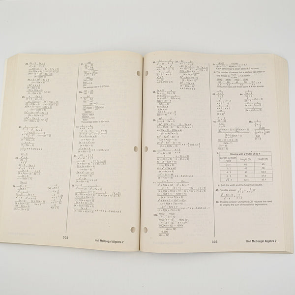 Holt McDougal Algebra 2 Solutions Key - Worked Out Solutions (1153)