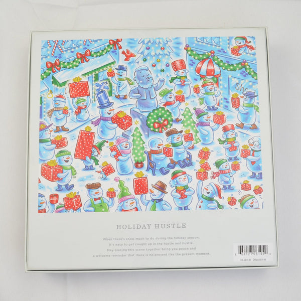Hallmark Holiday Hustle Christmas Puzzle - Snowman - 1000 Pc Jigsaw 30 X 24