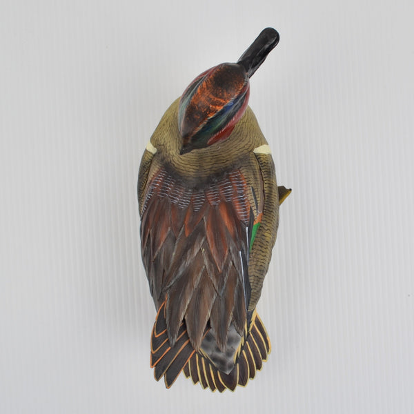 Sam Nottleman Preen Green Wing Teal Duck Decoy - Loon Lake by Wild Wings - 5090