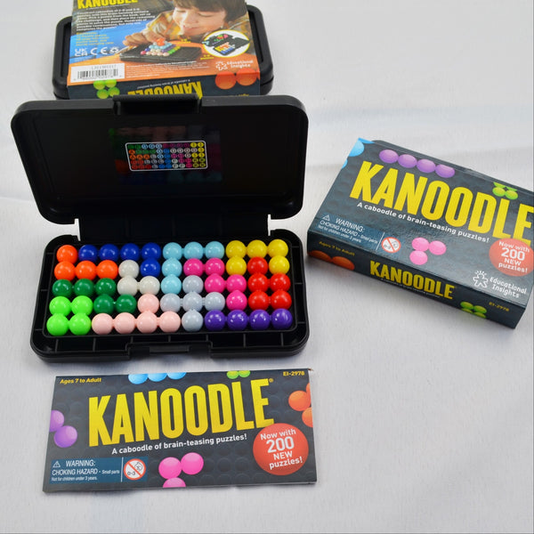 Lot of 2 Kanoodle 3D Brain Teaser Puzzle Game 200 Challenges Education Insights