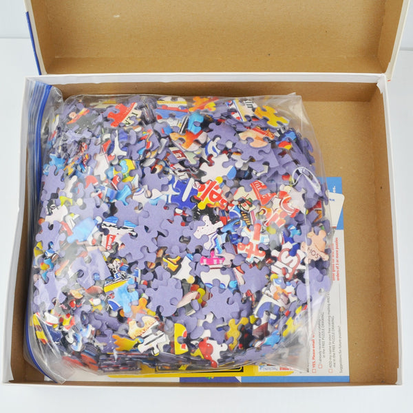 White Mountain Tasty Treats 1000 Piece Puzzle - 100% Complete - by Girard #955