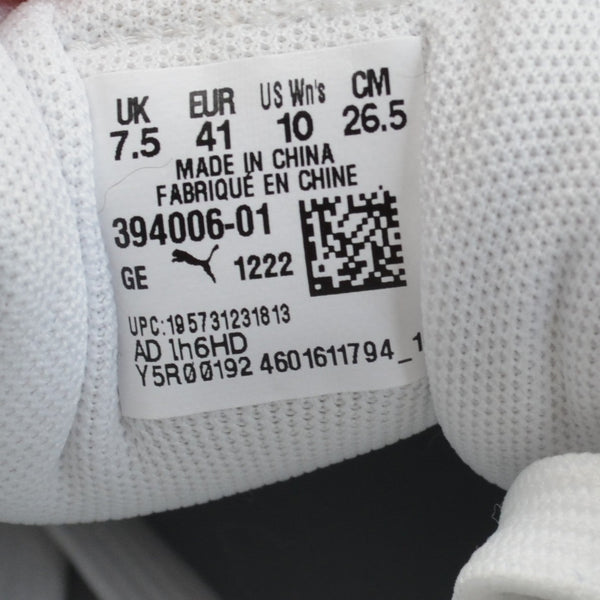 PUMA Women's Smash Platform Lifestyle Shoes White 394006-01 Size 10 Sneakers