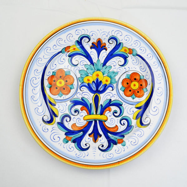 Deruta Italy for Vietri 13” Platter Raffaellesco Floral Scrolls Serving Plate