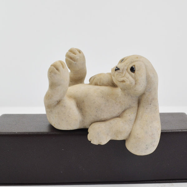 Second Nature Design Quarry Critters Bunny Shelf Sitter - Rutger Figurine 2001