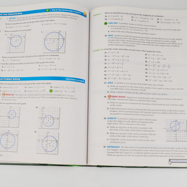 Glencoe Algebra 2 by Carter, Cuevas, Day, Malloy - Common Core - Hardcover (W)