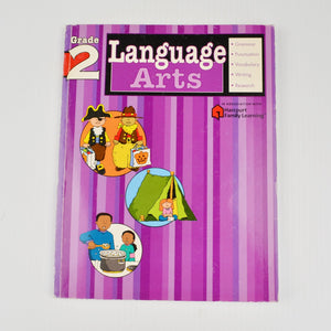 Language Arts: Grade 2 (Flash Kids Harcourt Family Learning) - Paperback