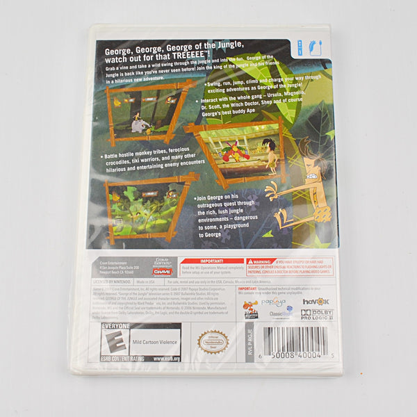 Wii George of the Jungle and the Search for the Secret Nintendo Wii - New Sealed