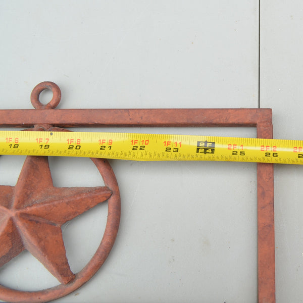 Star Western Decor Cast Iron Coat Hooks