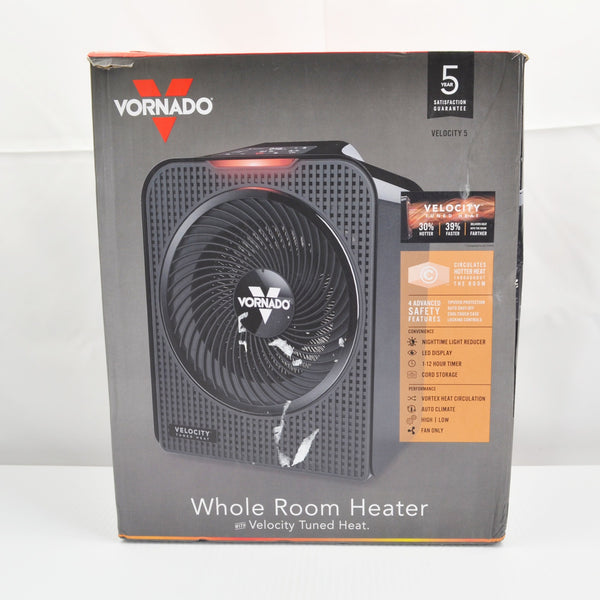 Vornado Velocity 5 Whole Room 1500-Watt 5118 BTU Electric Heater 250 sq ft