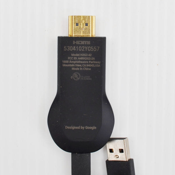 Google Chrome Chromecast Model H2G2-42 HDMI Media Streamer Excellent Condition