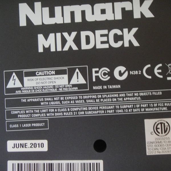 Numark Mixdeck Double Deck Digital DJ Controller Mixing System