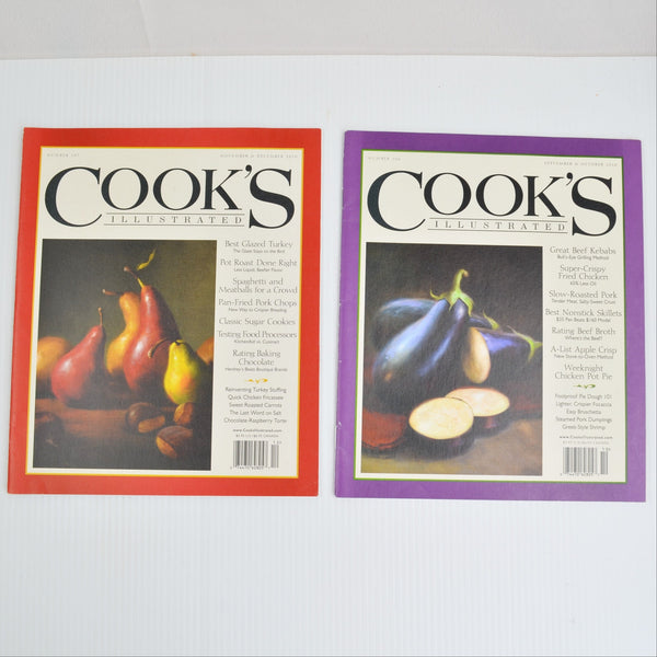Lot Of 12 Cooks Illustrated Magazines 2010, 2013 Complete - Excellent Condition